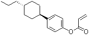2-Propenoic acid 4-(trans-4-propylcyclohexyl)phenyl ester molecular structure (CAS 168274-89-3)