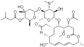 Josamycin molecular structure (CAS 16846-24-5)