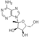 1'-C-Methyladenosine molecular structure (CAS 16848-12-7)