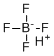 structure of CAS# 16872-11-0, Fluoroboric acid;Fluoboric acid; Tetrafluoroboric acid; Hydrogen tetrafluoroborate