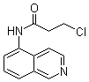 3-Chloro-N-5-isoquinolylpropionamide molecular structure (CAS 16880-60-7)
