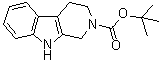 structure of CAS# 168824-94-0, tert-Butyl 1,3,4,9-tetrahydro-2H-pyrido[3,4-b]indole-2-carboxylate;tert-Butyl 1,3,4,9-tetrahydro-2H-beta-carboline-2-carboxylate