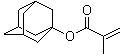 1-金刚烷基甲基丙烯酸酯分子结构 (CAS 16887-36-8)