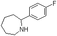2-(4-Fluorophenyl)hexahydro-1H-azepine molecular structure (CAS 168890-44-6)
