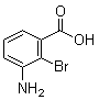 3-Amino-2-bromobenzoic acid molecular structure (CAS 168899-61-4)