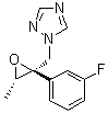 (2R-cis)-1-[[2-(3-Fluorophenyl)-3-methyloxiranyl]methyl]-1H-1,2,4-triazole molecular structure (CAS 168969-37-7)