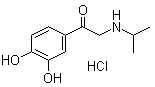 3',4'-Dihydroxy-alpha-(isopropylamino)acetophenone hydrochloride molecular structure (CAS 16899-81-3)