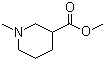 结构式 CAS# 1690-72-8, 1-甲基-3-哌啶甲酸甲酯