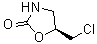 (5S)-5-(Chloromethyl)-1,3-oxazolidin-2-one molecular structure (CAS 169048-83-3)