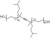 2,5,8,11-Tetramethyl-6-dodecyn-5,8-diol ethoxylate molecular structure (CAS 169117-72-0)