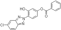 2-(2'-Hydroxy-4'-benzoyloxyphenyl)-5-chlorobenzotriazole molecular structure (CAS 169198-72-5)