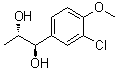 (1R,2S)-1-(3-Chloro-4-methoxyphenyl)-1,2-propanediol molecular structure (CAS 169217-47-4)