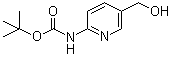 结构式 CAS# 169280-83-5, [5-(羟基甲基)吡啶-2-基]氨基甲酸叔丁酯