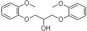 结构式 CAS# 16929-60-5, 1,3-二(邻甲氧基苯氧基)-2-丙醇
