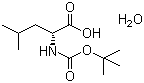 BOC-D-亮氨酸分子结构 (CAS 16937-99-8)