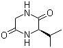(S)-3-异丙基-2,5-哌嗪二酮分子结构 (CAS 16944-60-8)