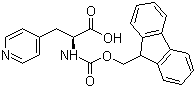Fmoc-3-(4-pyridyl)-L-alanine molecular structure (CAS 169555-95-7)
