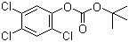 结构式 CAS# 16965-08-5, 叔丁基 2,4,5-三氯苯基碳酸酯