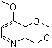 2-Chloromethyl-3,4-dimethoxypyridine molecular structure (CAS 169905-10-6)