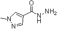 1-Methyl-1H-pyrazole-4-carboxylic acid hydrazide molecular structure (CAS 170020-91-4)
