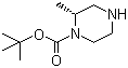 (R)-1-N-Boc-2-methylpiperazine molecular structure (CAS 170033-47-3)