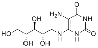 5-氨基-6-(D-核糖基氨基)尿嘧啶分子结构 (CAS 17014-74-3)