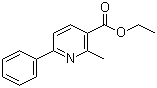 2-甲基-6-苯基吡啶-3-甲酸乙酯分子结构 (CAS 1702-14-3)