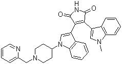 Enzastaurin molecular structure (CAS 170364-57-5)