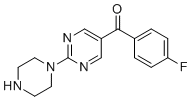 (4-Fluorophenyl)(2-(piperazin-1-yl)pyrimidin-5-yl)methanone molecular structure (CAS 1703794-75-5)