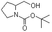 tert-Butyl 2-(hydroxymethyl)pyrrolidine-1-carboxylate molecular structure (CAS 170491-63-1)