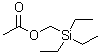 (Triethylsilyl)methanol acetate molecular structure (CAS 17053-38-2)