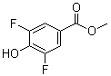 3,5-Difluoro-4-hydroxybenzoic acid methyl ester molecular structure (CAS 170572-47-1)