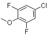 5-Chloro-1,3-difluoro-2-methoxybenzene molecular structure (CAS 170572-51-7)