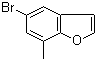 结构式 CAS# 170681-91-1, 5-溴-7-甲基苯并呋喃