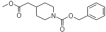 1-[(Phenylmethoxy)carbonyl]-4-piperidineacetic acid methyl ester molecular structure (CAS 170737-53-8)