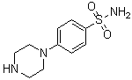 4-哌嗪基苯磺酰胺分子结构 (CAS 170856-87-8)