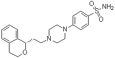 structure of CAS# 170858-33-0, Sonepiprazole;PNU 101387