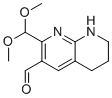 2-(Dimethoxymethyl)-5,6,7,8-tetrahydro-1,8-naphthyridine-3-carbaldehyde molecular structure (CAS 1708974-56-4)