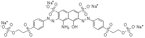 活性黑 5分子结构 (CAS 17095-24-8)