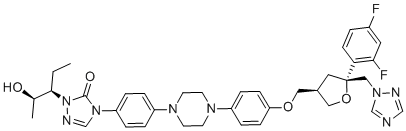 Posaconazole Impurity 31 molecular structure (CAS 170985-61-2)