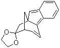 Spiro[1,3-dioxolane-2,8'(9'H)-[7H-7,9a]methanobenz[a]azulene] molecular structure (CAS 171-00-6)
