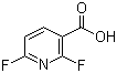 结构式 CAS# 171178-50-0, 2,6-二氟烟酸; 2,6-二氟吡啶-3-甲酸