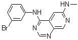 N4-(3-Bromophenyl)-N6-methyl-pyrido[3,4-d]pyrimidine-4,6-diamine molecular structure (CAS 171179-06-9)