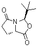 (3R,7aS)-3-(1,1-Dimethylethyl)dihydro-1H,3H-pyrrolo[1,2-c]oxazole-1,5(6H)-dione molecular structure (CAS 171284-84-7)