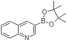 Quinoline-3-boronic acid pinacol ester molecular structure (CAS 171364-85-5)