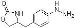 structure of CAS# 171550-12-2, 4-(4-Hydrazinobenzyl)-2-oxazolidinone;4-[(4-Hydrazinophenyl)methyl]-2-oxazolidinone
