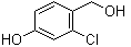 2-Chloro-4-hydroxybenzenemethanol molecular structure (CAS 171569-42-9)