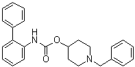 [1,1'-Biphenyl]-2-ylcarbamic acid 1-(phenylmethyl)-4-piperidinyl ester molecular structure (CAS 171723-80-1)
