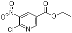 结构式 CAS# 171876-22-5, 6-氯-5-硝基吡啶-3-甲酸乙酯