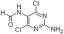 N-(2-Amino-4,6-dichloro-5-pyrimidinyl)formamide molecular structure (CAS 171887-03-9)